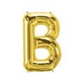 Palloncino Lettera B Oro super shape 40" (101cm) in mylar, 1pz.