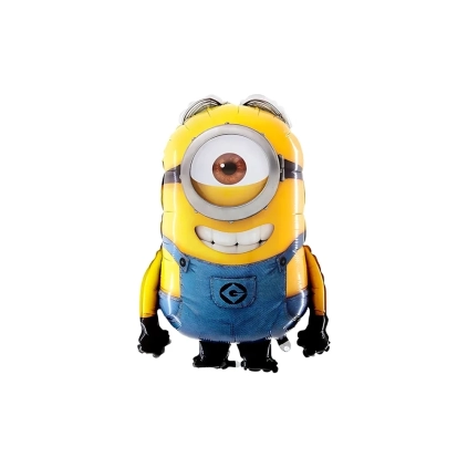 Palloncino Stuart Minions super shape 28" (71cm) in mylar, 1pz.