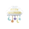 Palloncino Baby Shower Nuvola super shape 26" (66cm) in mylar, 1pz.
