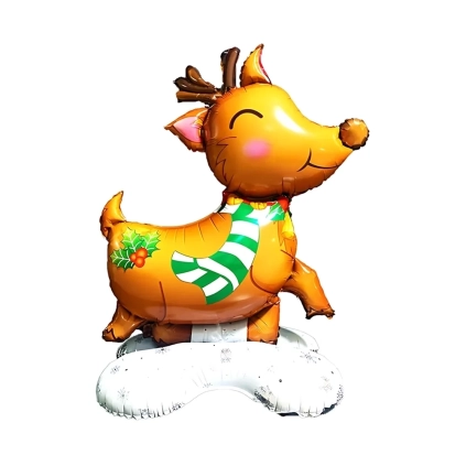 Palloncino Renna di Natale standing mega shape 48" (121cm), 1pz.