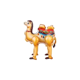 Palloncino 4D Cammello standard shape 19" (48cm) in mylar, 1pz.