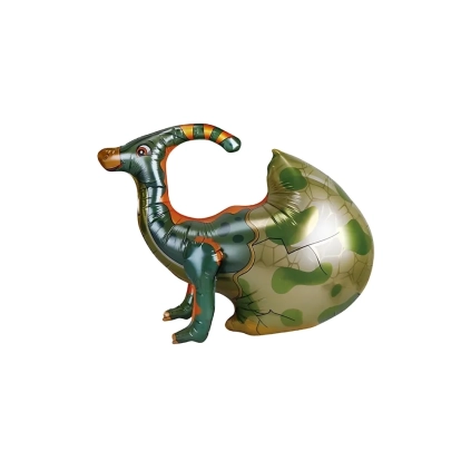 Palloncino 4D Piccolo Parasaurolofo Uovo super shape 29" (73cm) in mylar, 1pz.