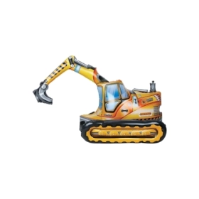 Palloncino 4D Scavatore super shape 37" (93cm) in mylar, 1pz.