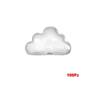 Palloncini Nuvola Bianco   20" (50cm) in mylar, 100pz.