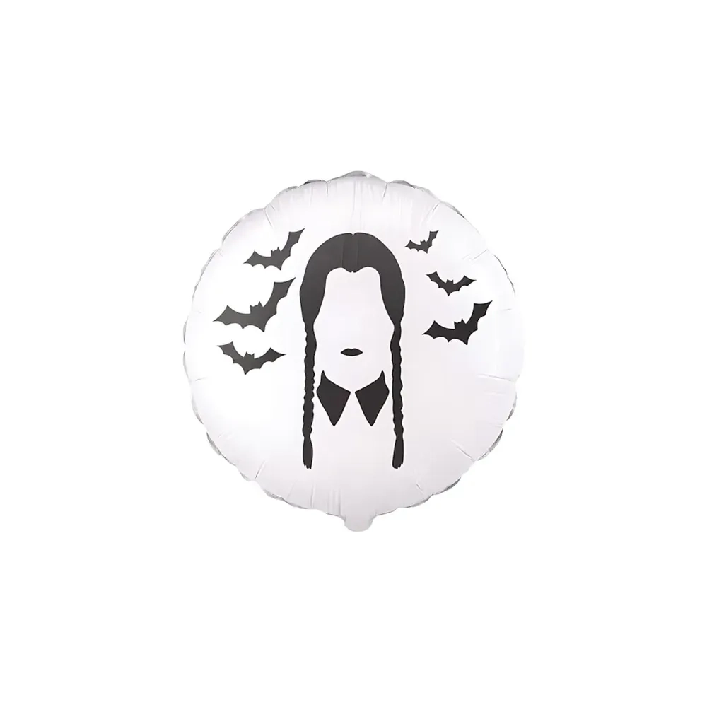 Palloncino Bad Girl argento standard shape 18" (45cm) in mylar, 1pz.