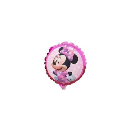 Palloncini Minnie Forever tondo mini shape 9" (22cm) in mylar, 5pz.