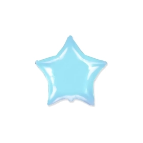 Palloncino Stella Celeste standard shape 18" (45cm) in mylar, 1pz.