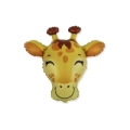 Palloncino Giraffa Testa super shape 31" (78cm) in mylar, 1pz.