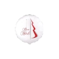 Palloncino Buon Natale tondo standard shape 18" (45cm) in mylar, 1pz.