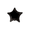 Palloncino Stella Nera standard shape 18" (45cm) in mylar, 1pz.