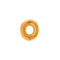 Palloncini numero 0 Oro micro shape 7" (17cm) in mylar, 5pz.