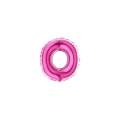 Palloncini numero 0 fucsia micro shape 7" (17cm) in mylar, 5pz.