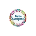 Palloncino Buona Guarigione standard shape 18" (45cm) in mylar, 1pz.