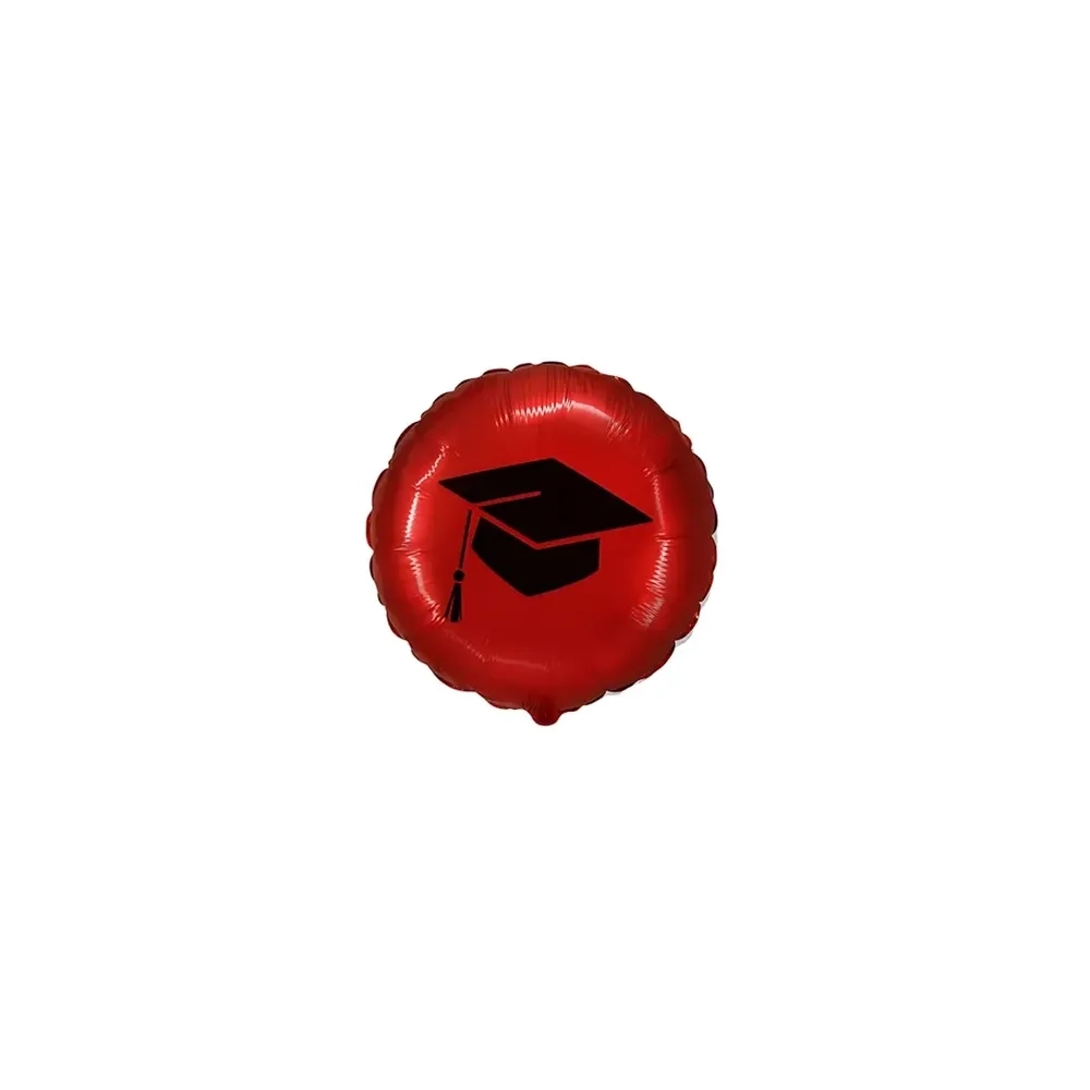 Palloncini Tocco Laurea tondo micro shape 4" (10cm) in mylar, 5pz.