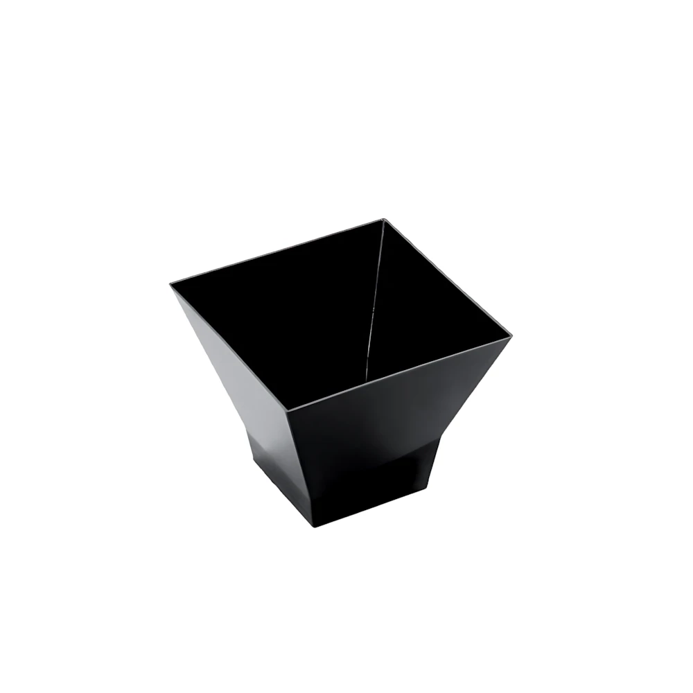 Bicchierino Coppetta finger food Pagota 90cc Nero, 25pz.