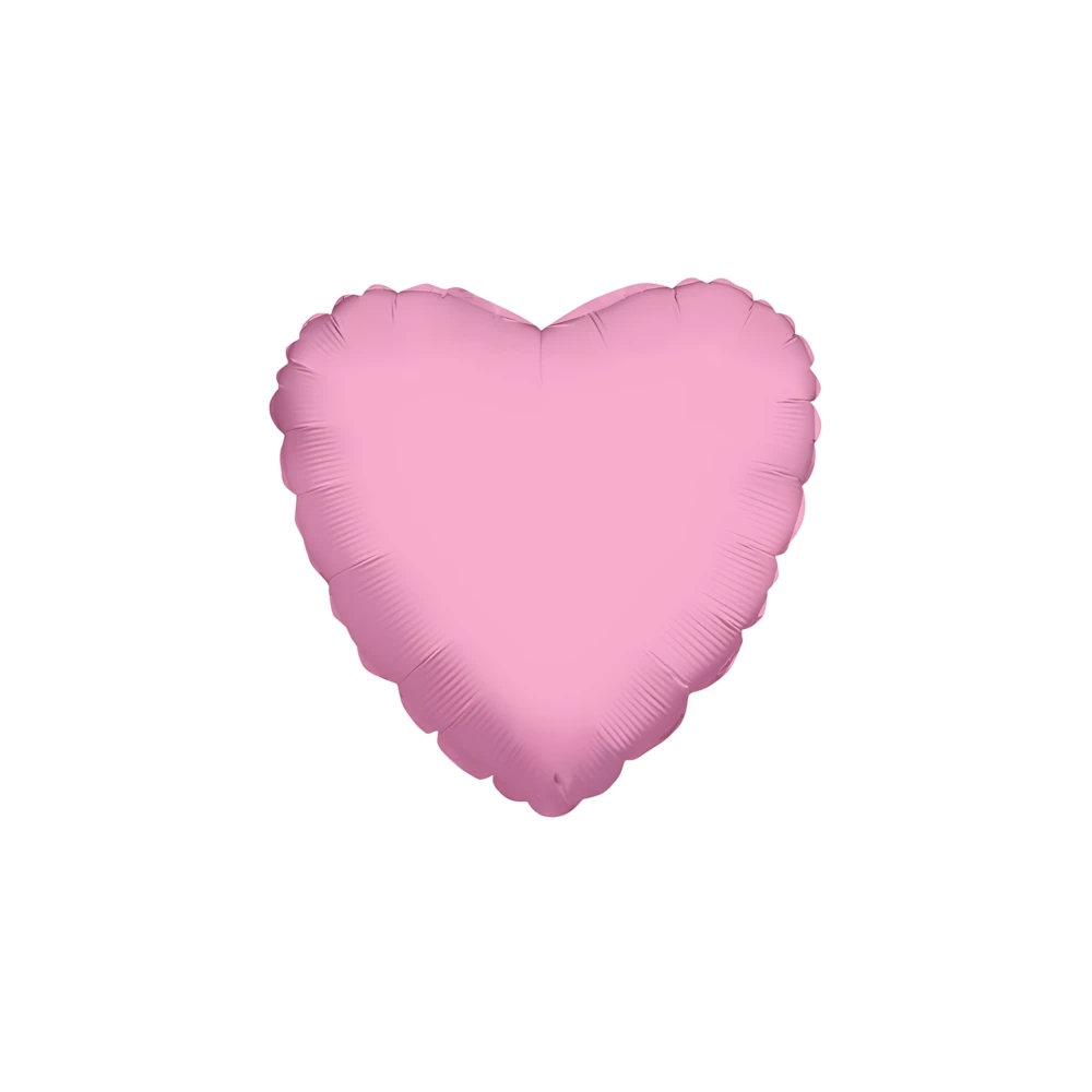 Palloncini Cuore Rosa Baby   18" (45cm) in mylar, 100pz.