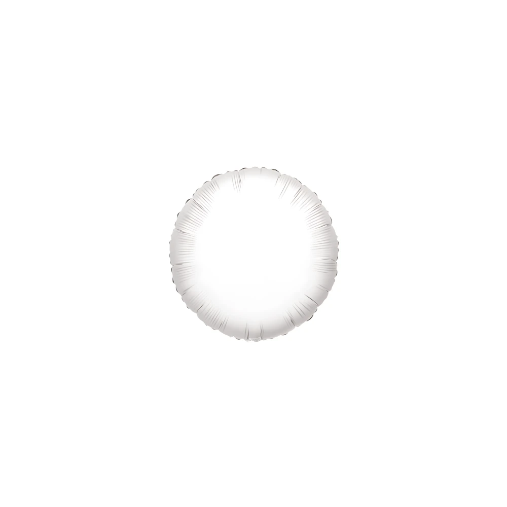 Palloncino Tondo Bianco 4" (10cm) con valvola, 5pz.