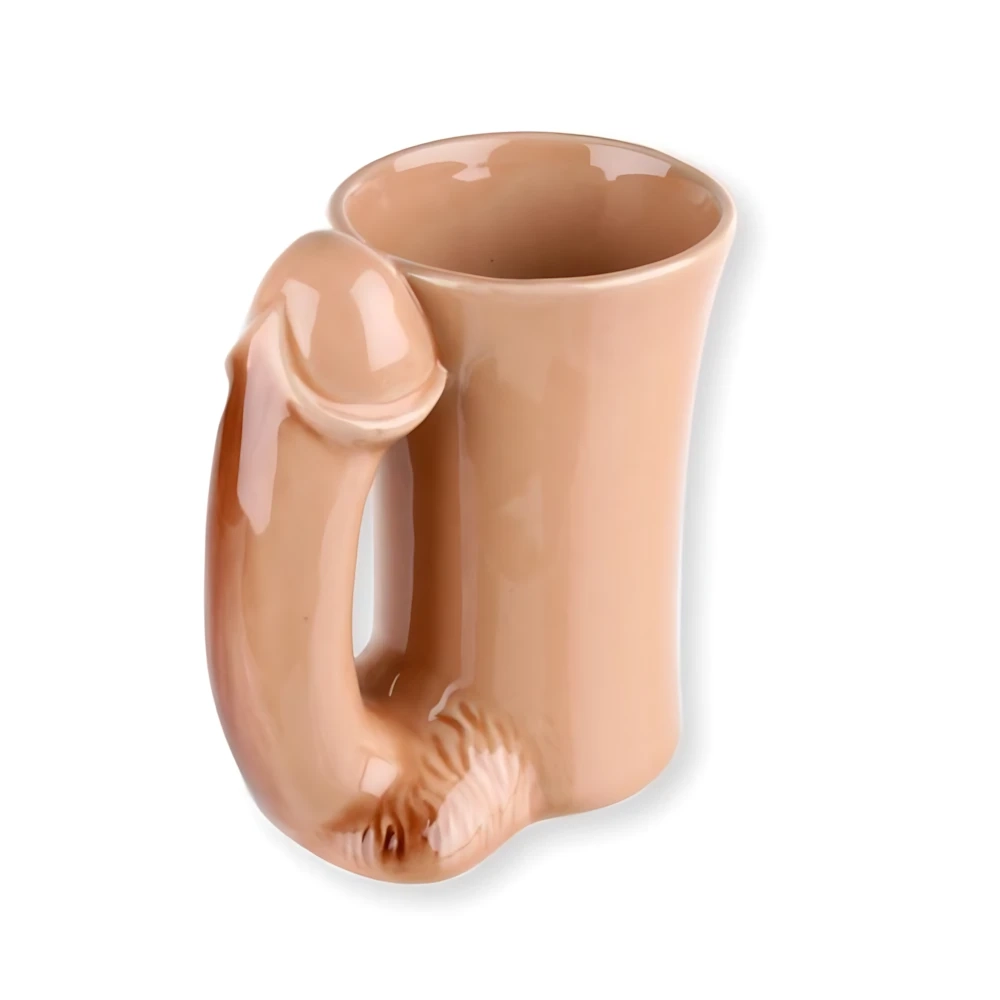 Tazza Pene in Ceramica 14x8,5cm 590ml