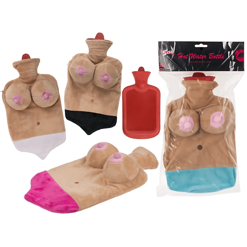 Borsa Acqua Calda Donna con seno sporgente, 1pz.