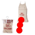 Grembiule con pene in peluche 66x54cm