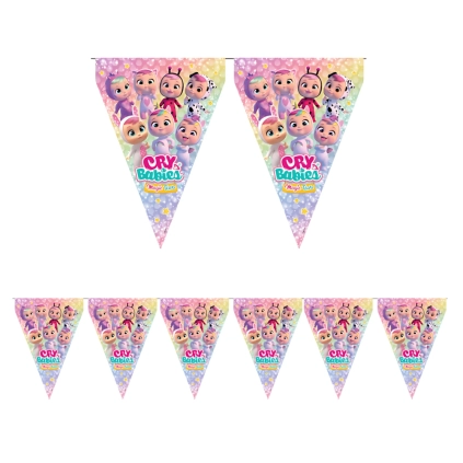 Ghirlanda di bandierine Cry Babies Magic Tears 3 metri – 9 bandiere 20x30cm
