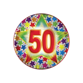 Piatti 50 Anni Stardust piccoli 18cm, 10pz.