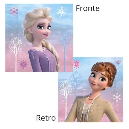 Tovaglioli Frozen 2 Wind Spirit 33x33cm - 20pz