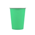 Bicchieri in carta 250cc Verde – Confezione da 15 pezzi
