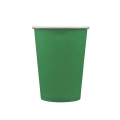 Bicchieri in carta 250cc Verde scuro – Confezione da 15 pezzi