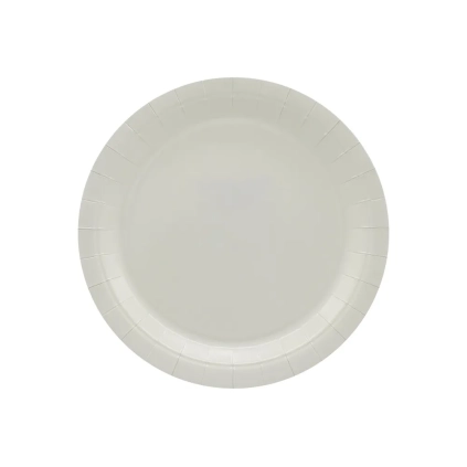 Piatto in carta 18cm Sabbia – Confezione da 15 pezzi