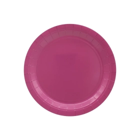 Piatto in carta 18cm Malva – Confezione da 15 pezzi