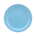 Piatti in carta Celeste 24cm – Confezione da 15 pezzi