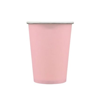 Bicchieri in carta Rosa 250cc – Confezione da 15 pezzi