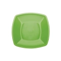 Piatto Dessert square Verde Lime 18cm ,25pz.