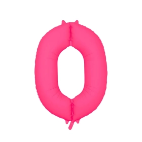 Palloncino Numero Gigante 102 Cm In Mylar Metallizzato – Per Compleanni E Feste, Colore Fucsia