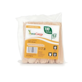 Olinner 100 Forchette In Legno Di Betulla Biodegradabili 105 Mm - Posate Ecologiche Per Picnic E Feste
