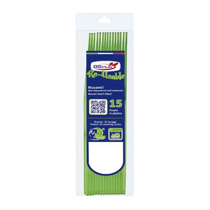 Coltelli Compact Verde Acido in plastica riutilizzabile, 15 pz