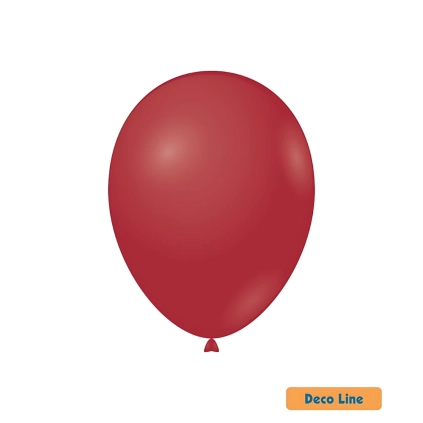 Palloncini Deco Line pastello 12" (30cm) Rosso Rubino 232, 50pz.