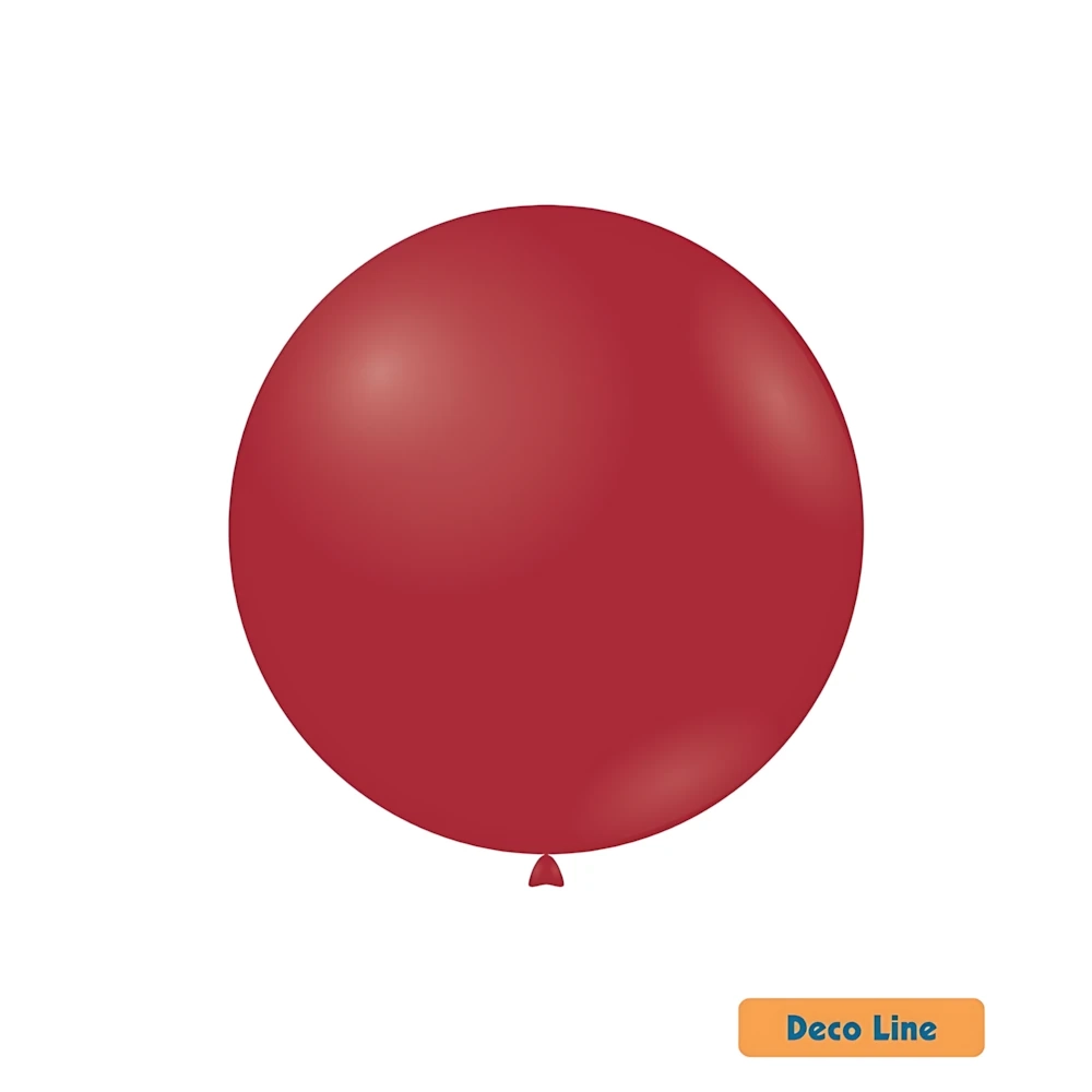 Palloncini Deco Line pastello 18" (46cm)  Rosso Rubino 232, 20pz.