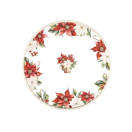 Piatti Stella di Natale 21cm, 8pz.