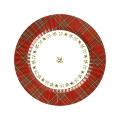 Piatti Scottish Christmas 24cm, 8pz.