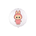 Palloncino Angry Bunny Rosa 18'' (45cm), 1pz.