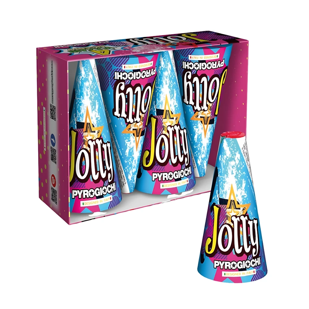 Fontana pirotecnica vulcano Jolly, 4pz.