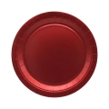 Piatti in carta 24cm Rosso metal – Confezione da 15 pezzi