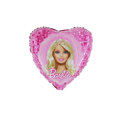 Palloncino Cuore Barbie 18'' - 45cm, 1pz.