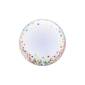 Palloncino Deco Bubble Confetti Dots Takara 24"-(61cm), 1pz.