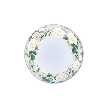 Palloncino Deco Bubble Wedding Floral Takara 24"-(61cm), 1pz.