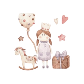 Tovaglioli Nascita Bimba Sweet Girl 33x33cm - 20pz