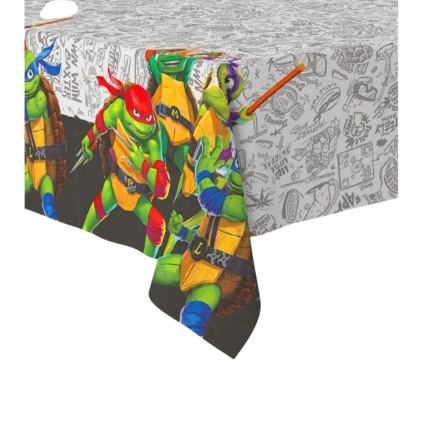Tovaglia Tartarughe Ninja rettangolare 120x180cm. 1pz