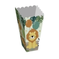 Scatole per Popcorn e Snack Safari 12x8cm - 12pz